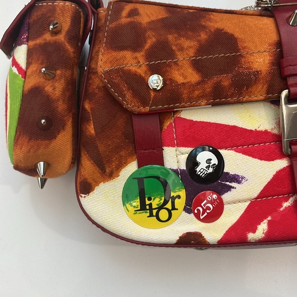 Dior Multicolor Canvas Street Chic Bag - Picture 12 of 14